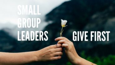 Small Group Leaders Give First